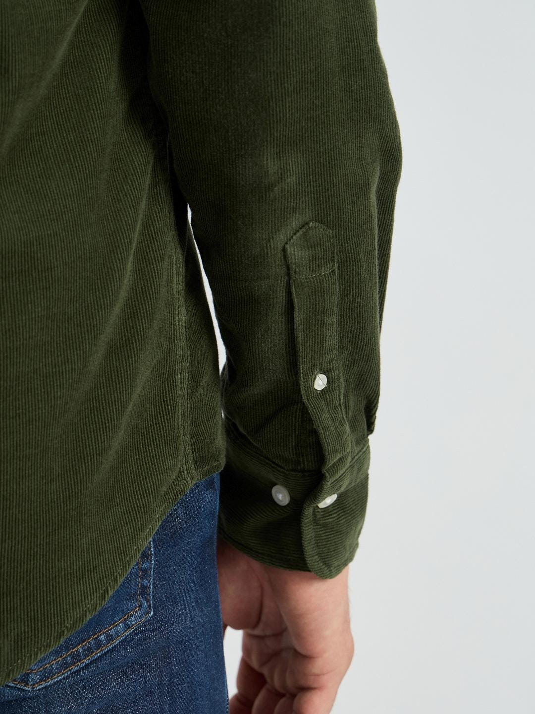 Gant Men Green Solid Collar Shirt - Image 6