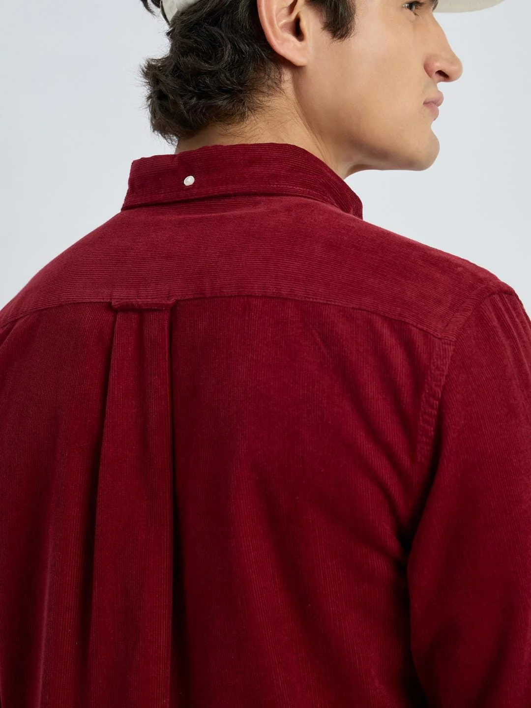 Gant Men Red Solid Collar Shirt - Image 6