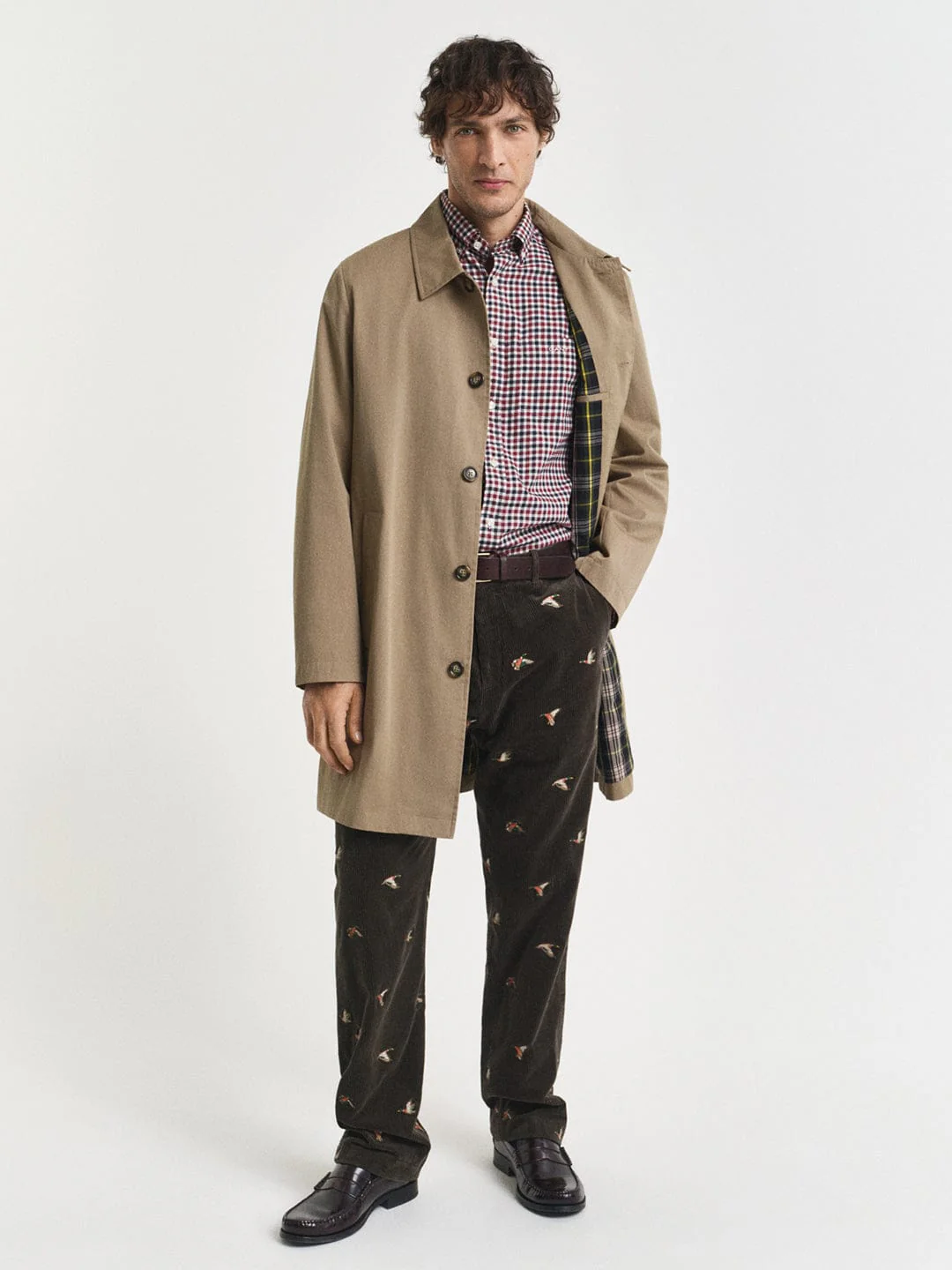 Gant Men Red Checks Collar Shirt - Image 3