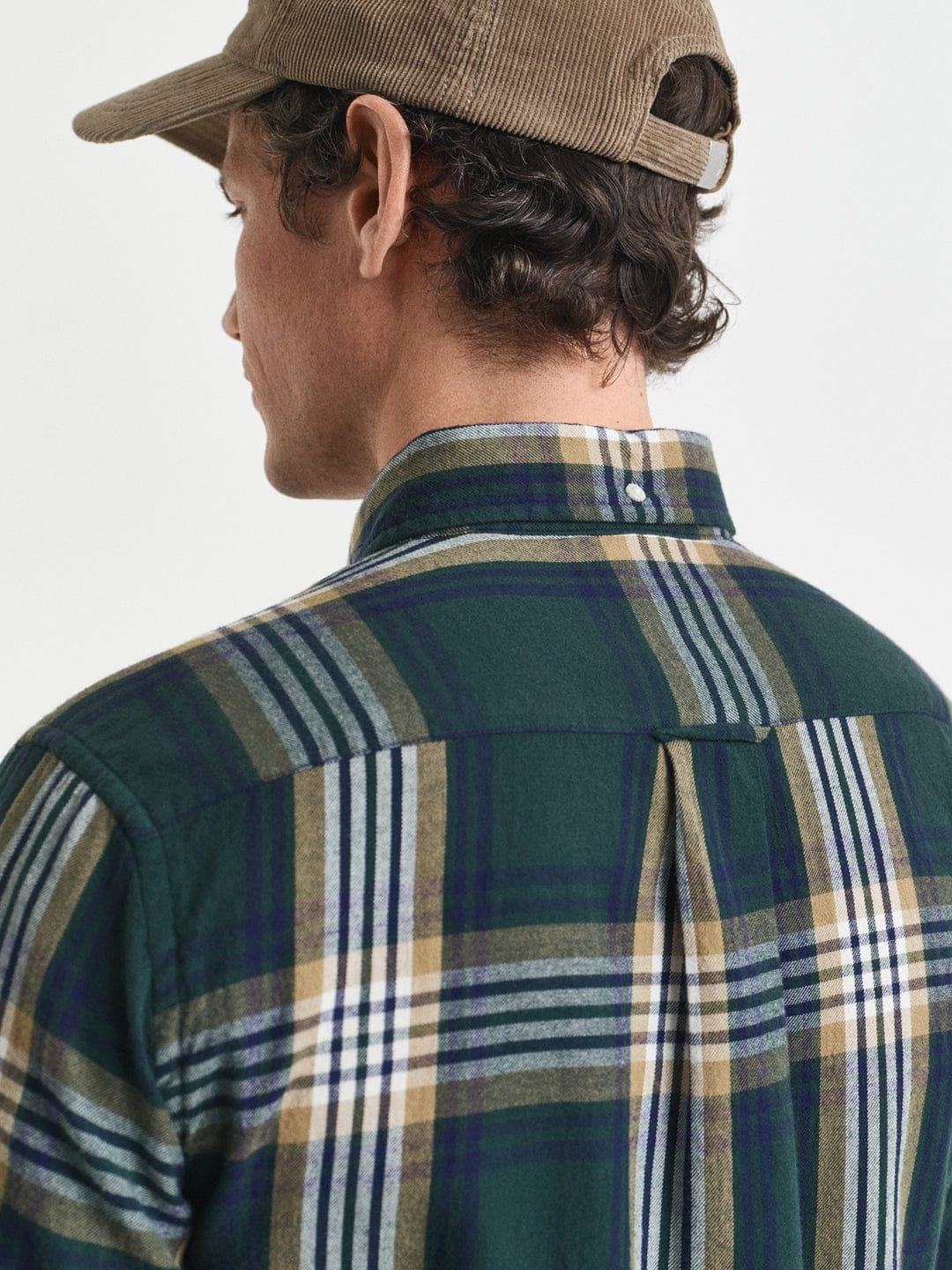Gant Men Green Checks Collar Shirt - Image 2