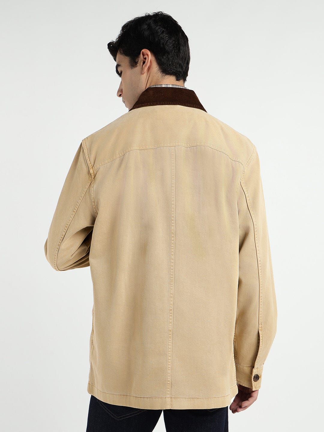 Gant Men Beige Solid Collar Shirt - Image 3