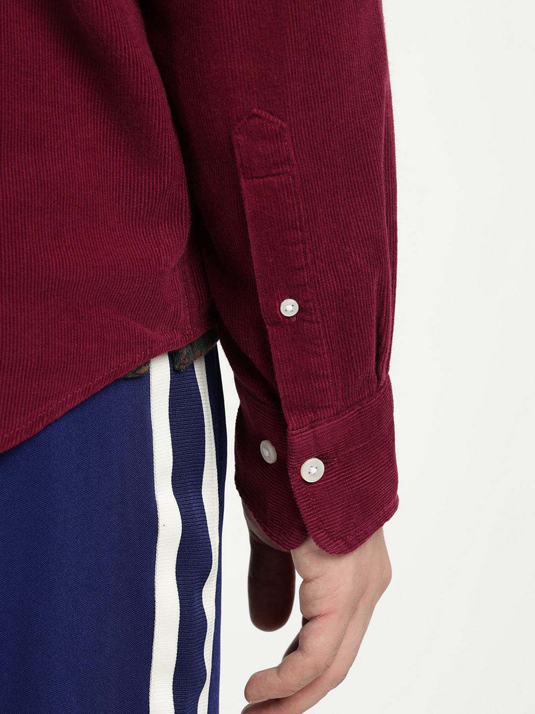 Gant Men Red Solid Collar Shirt - Image 6