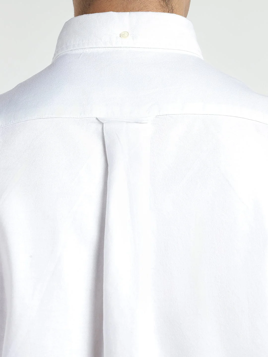 Gant Men White Solid Collar Shirt - Image 6