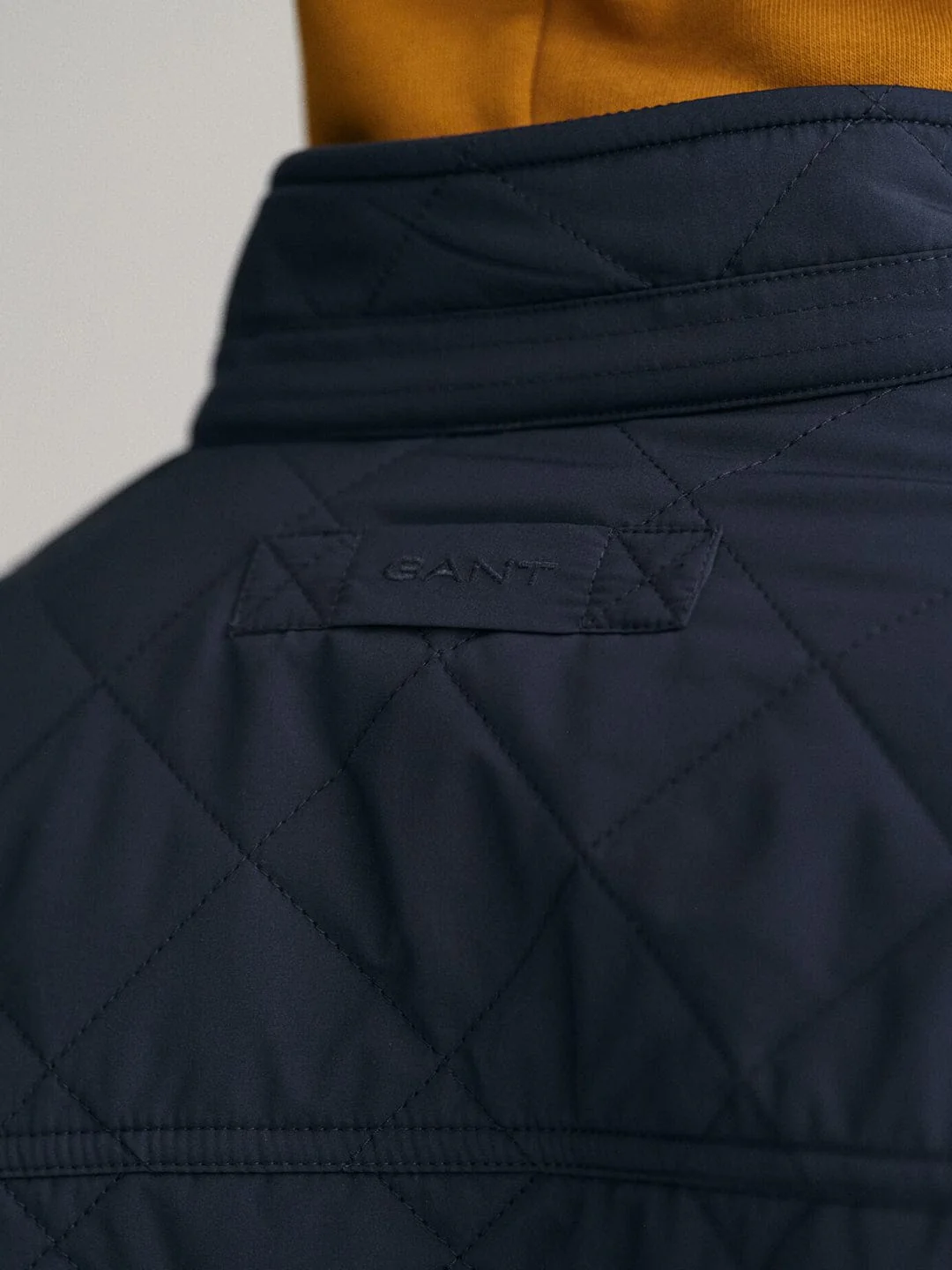 Gant Men Blue Solid Collar Jacket - Image 4