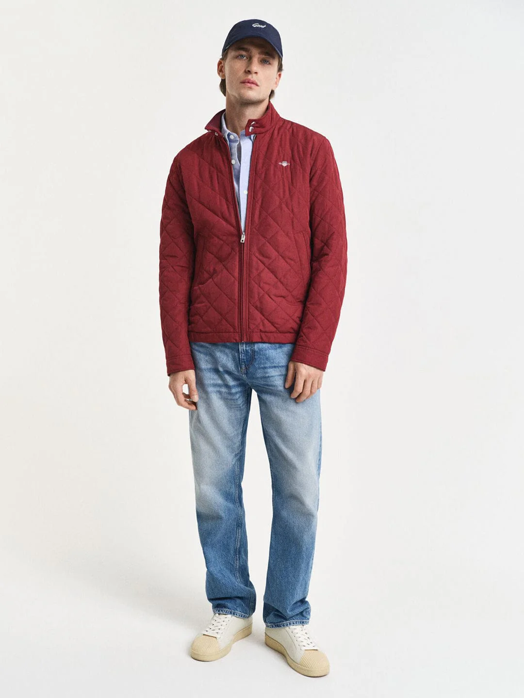Gant Men Red Solid Collar Jacket - Image 5