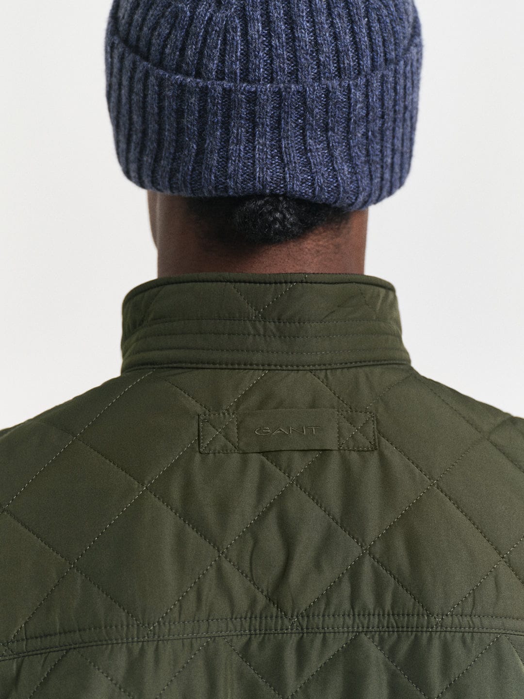 Gant Men Green Solid Collar Jacket - Image 4