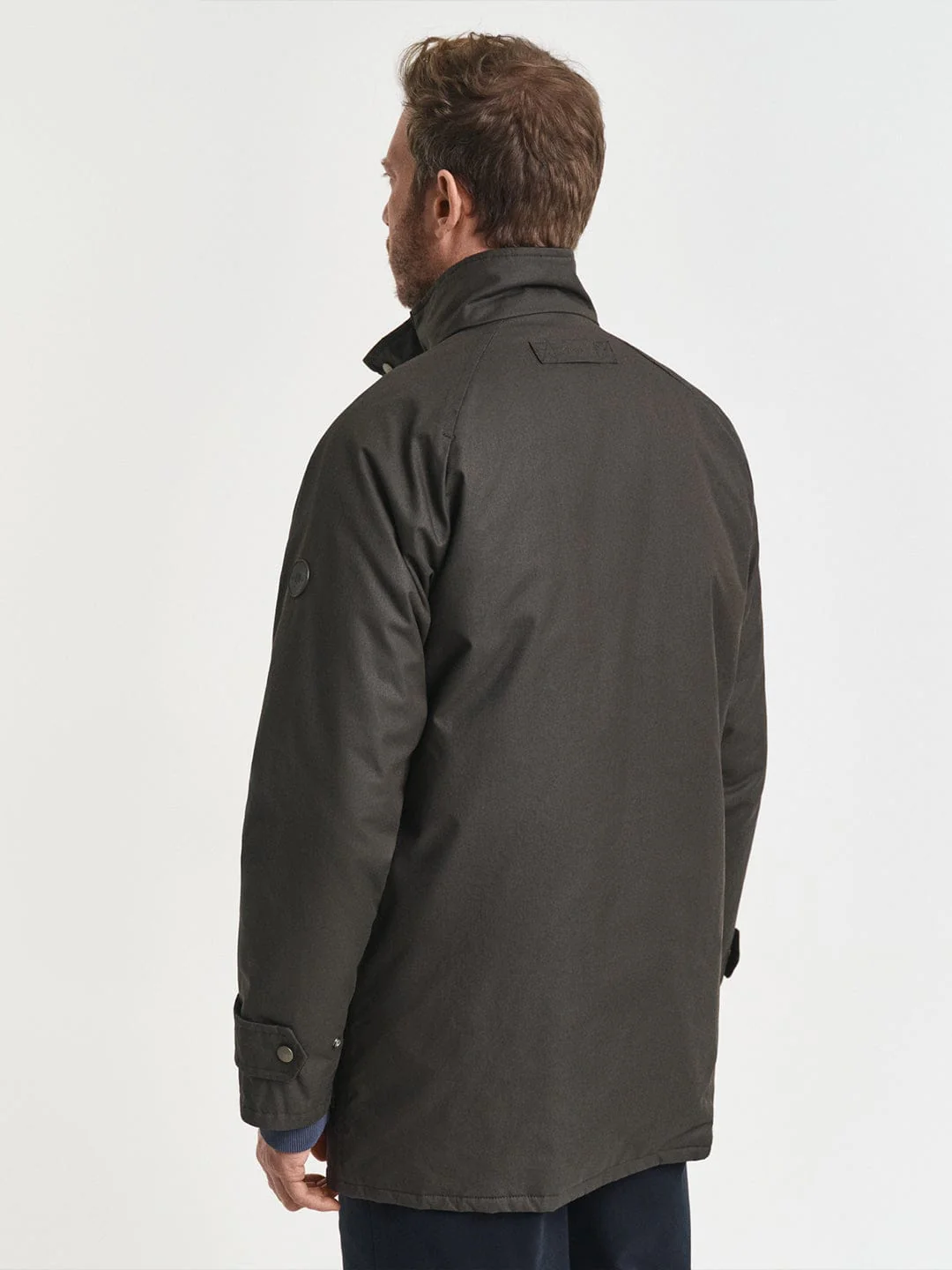 Gant Men Green Solid Collar Jacket - Image 7