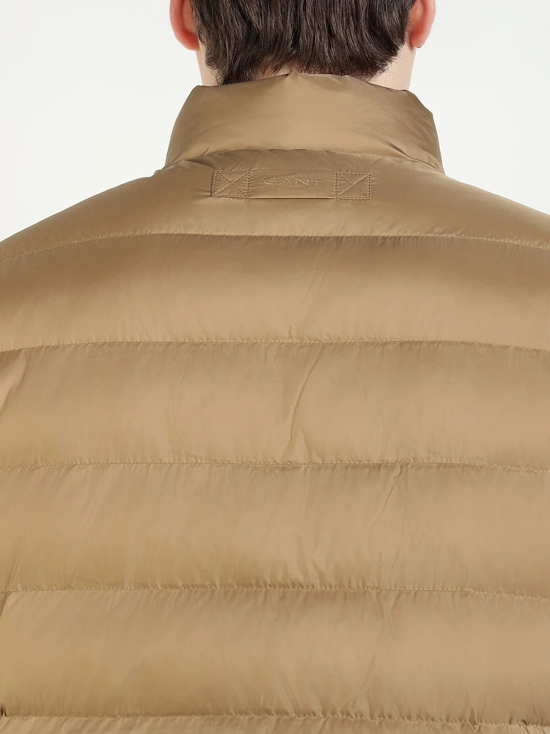 Gant Men Khaki Solid Collar Jacket - Image 5