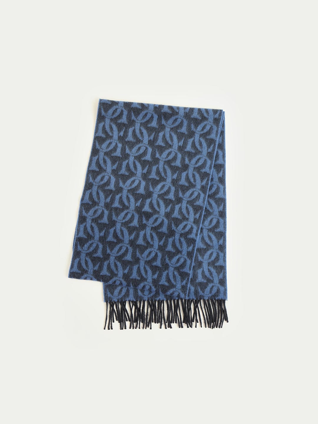 Gant Men Blue Printed Scarf - Image 2