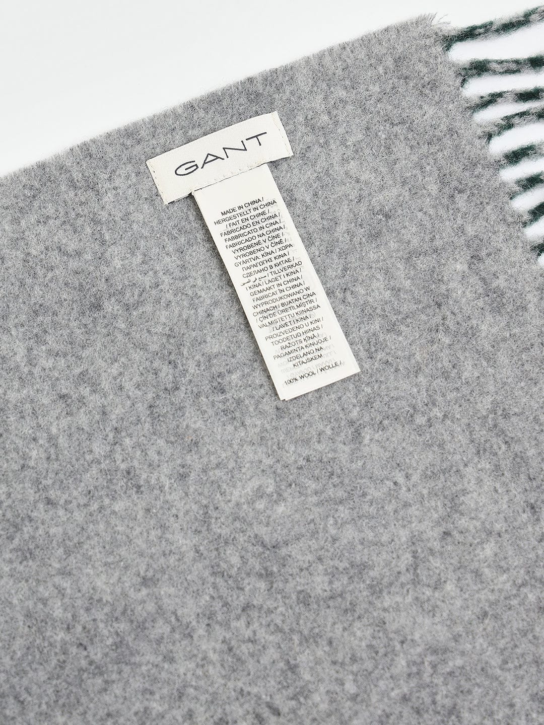 Gant Men Green Printed Scarf - Image 4