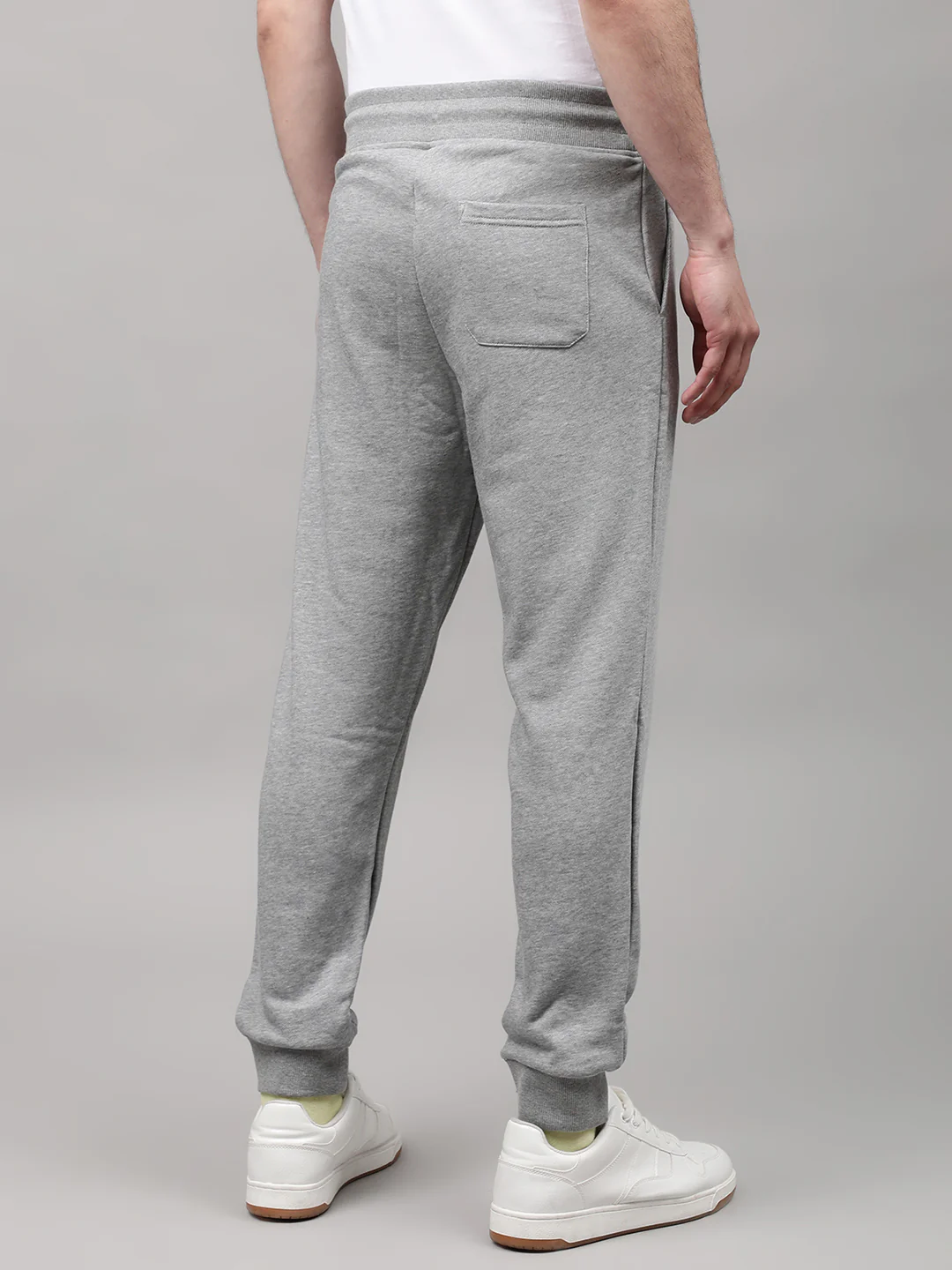Gant Men Grey Solid Cotton Jogger - Image 2