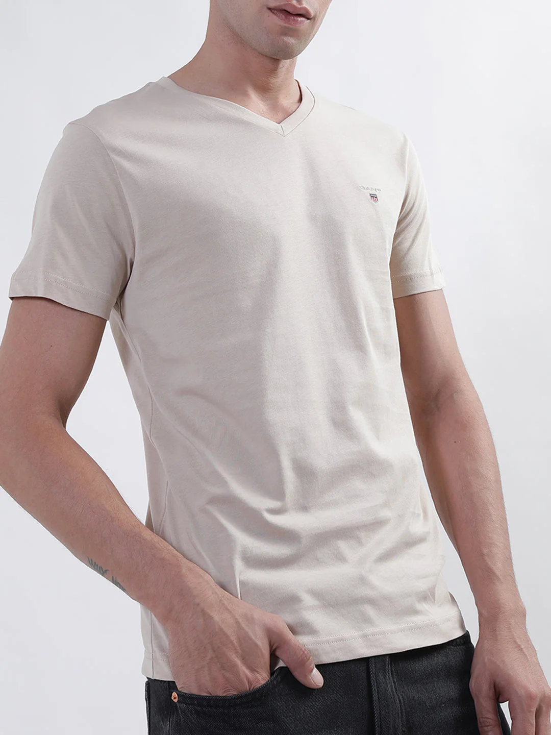 Gant Sand Original Slim Fit Tshirt - Image 3