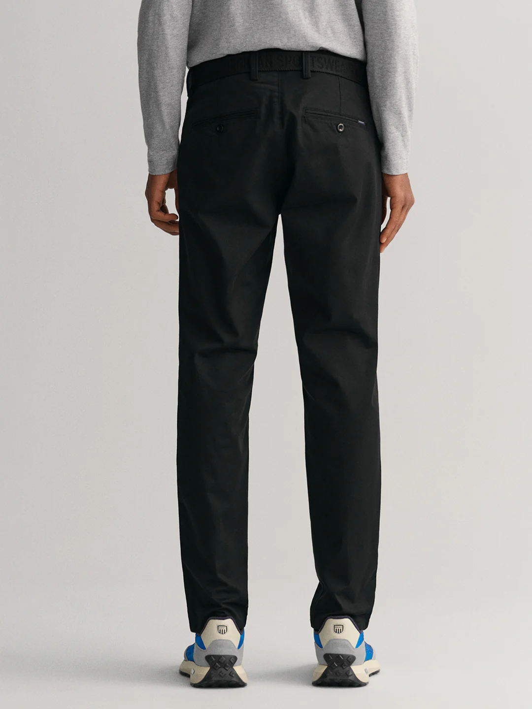 Gant Men Black Solid Trouser - Image 4