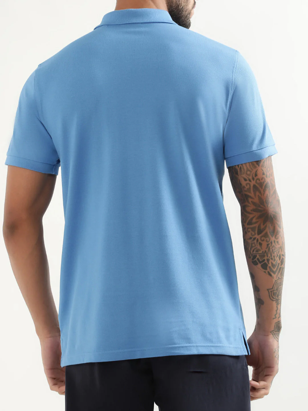 Gant Blue Logo Regular Fit Polo T-Shirt - Image 2