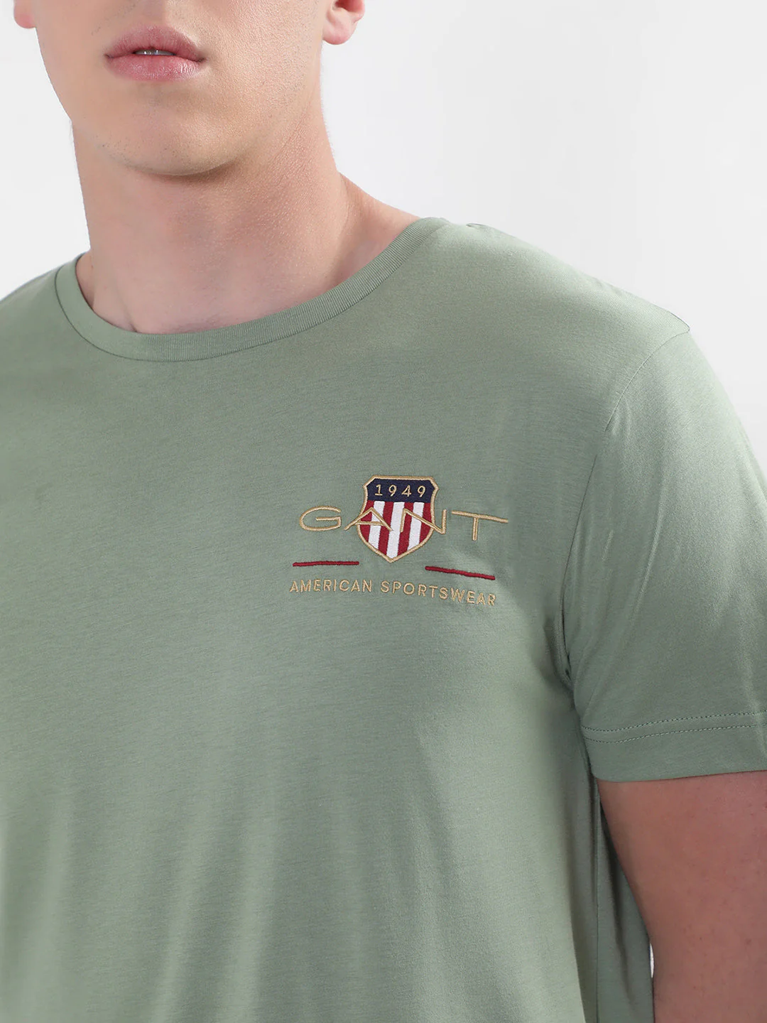 Gant Green Archive Shield Logo Regular Fit Tshirt - Image 6