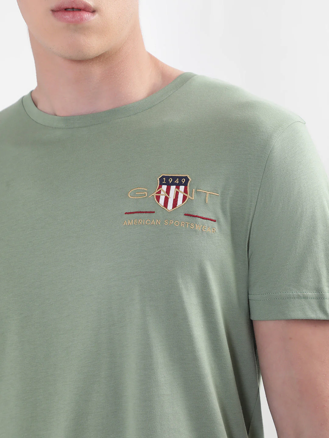 Gant Green Archive Shield Logo Regular Fit Tshirt - Image 7