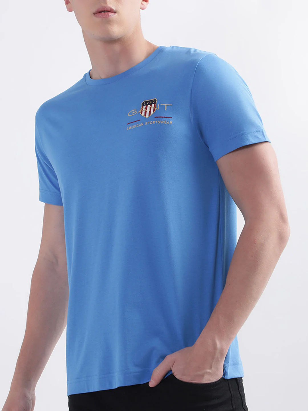 Gant Blue Archive Shield Logo Regular Fit Tshirt