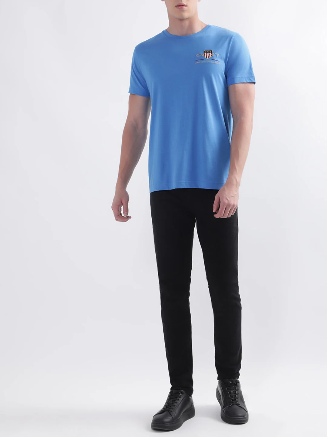 Gant Blue Archive Shield Logo Regular Fit Tshirt - Image 5