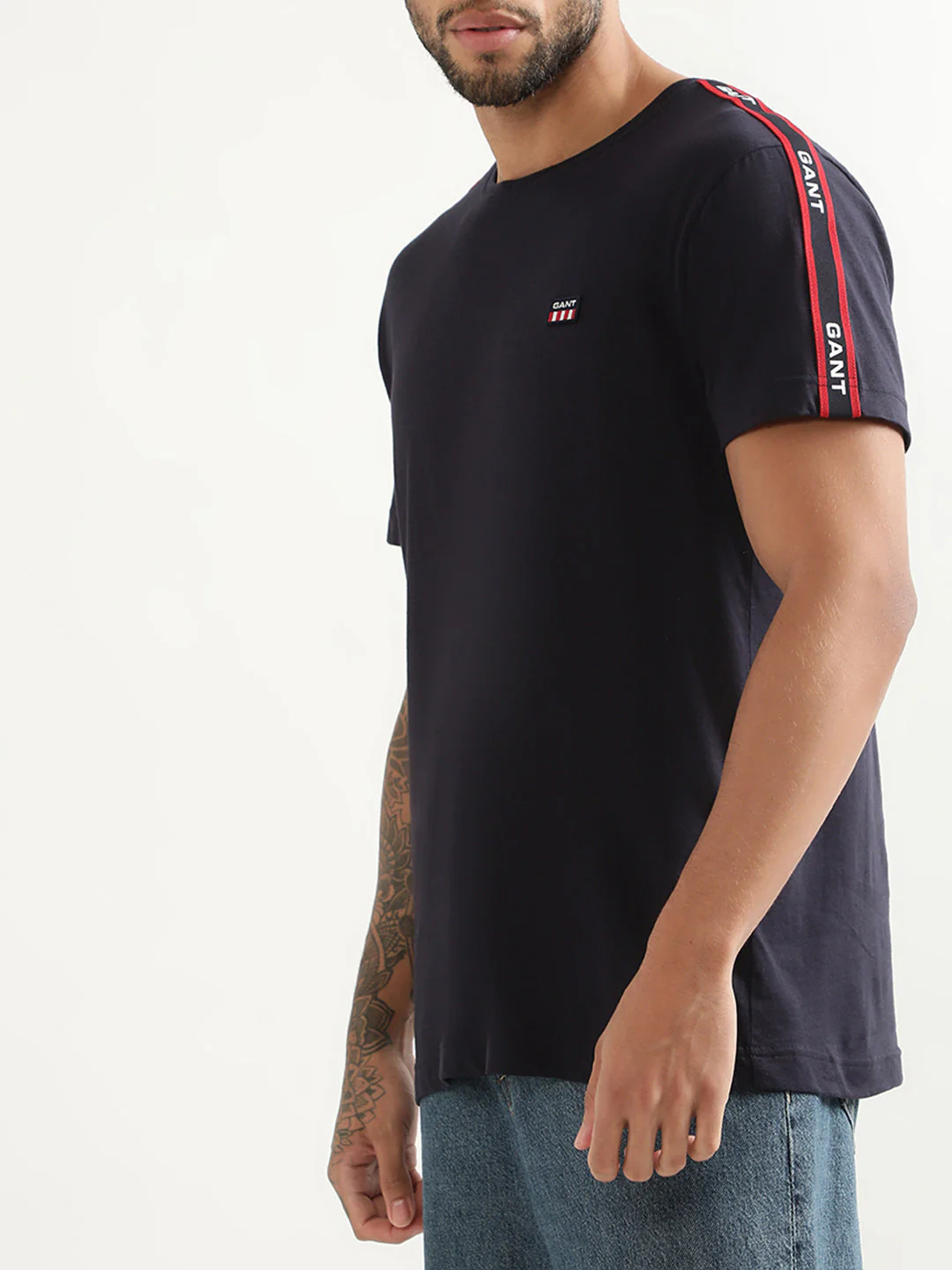 Gant Blue Regular Fit Tshirt - Image 3