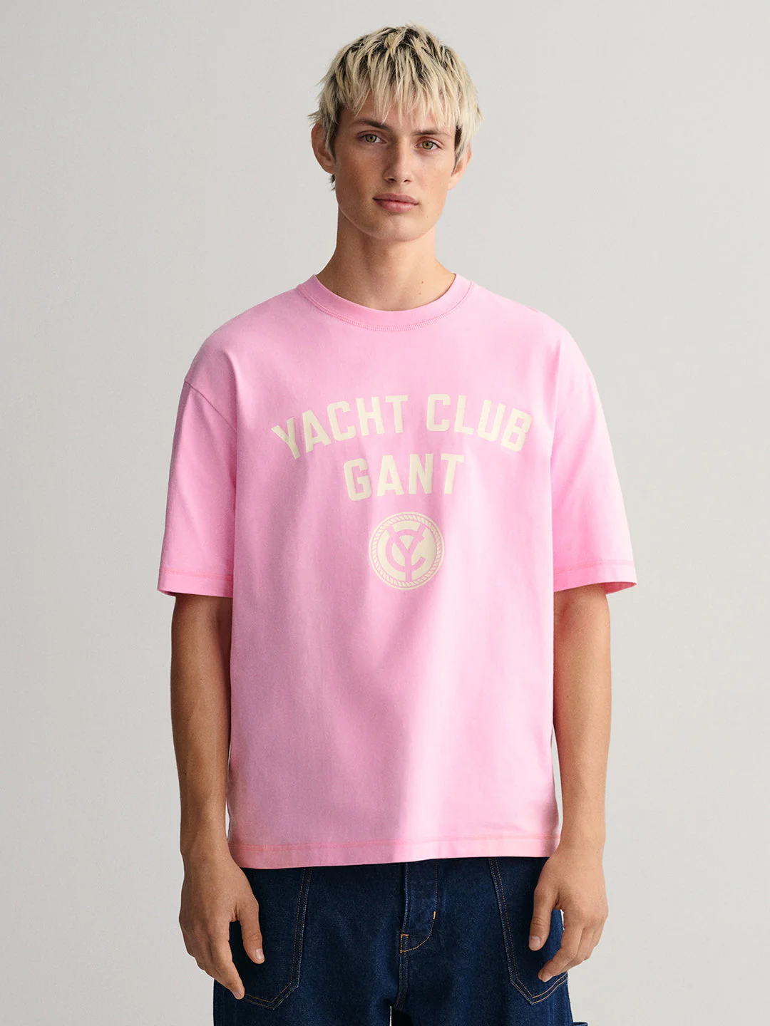 Gant Pink Yacht Logo Regular Fit Tshirt