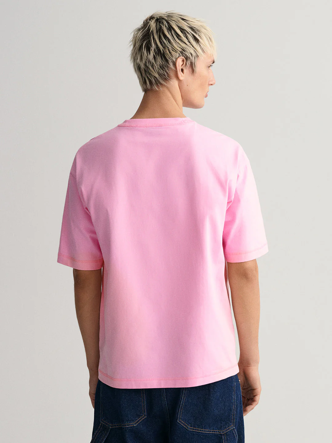 Gant Pink Yacht Logo Regular Fit Tshirt - Image 3
