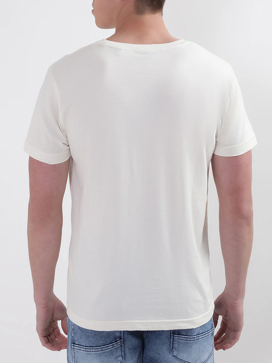 Gant Cream Sail Logo Regular Fit Tshirt - Image 3