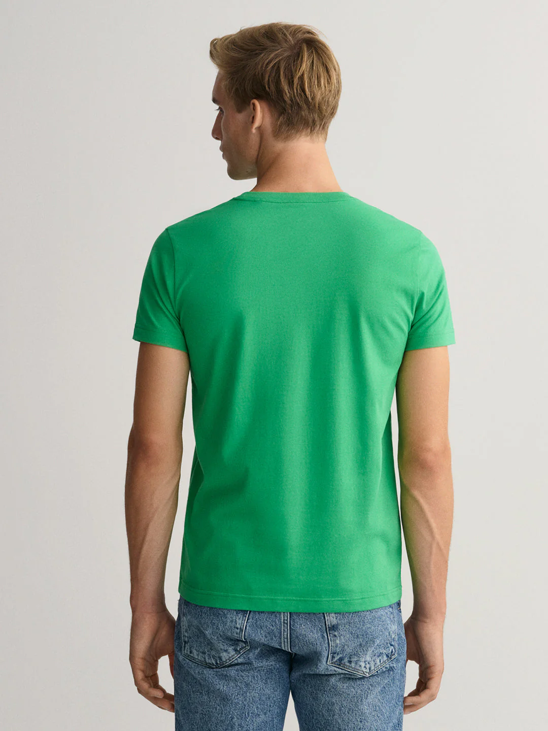 Gant Green Sail Logo Regular Fit Tshirt - Image 3