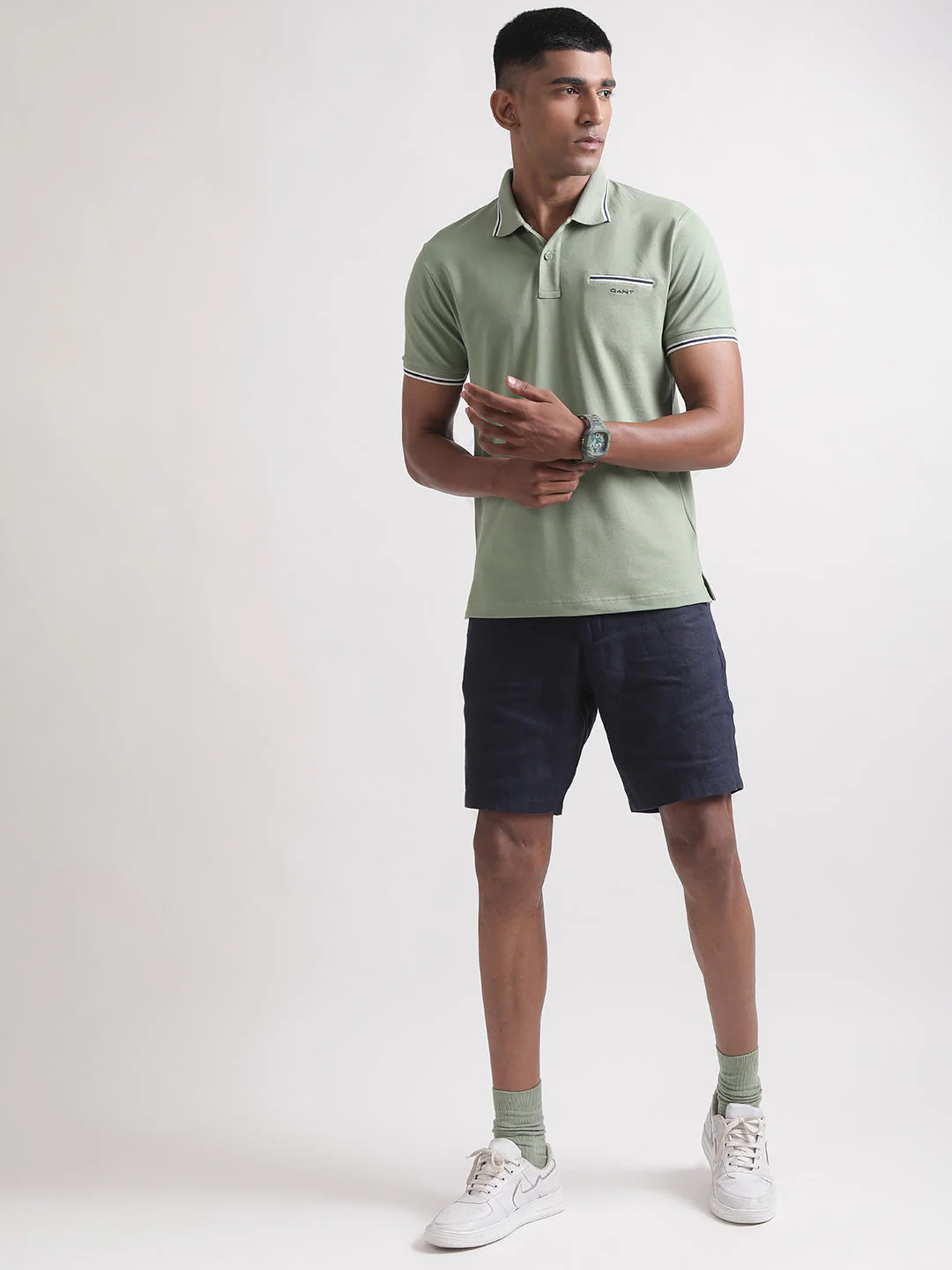 Gant Green Regular Fit Polo Tshirt - Image 4