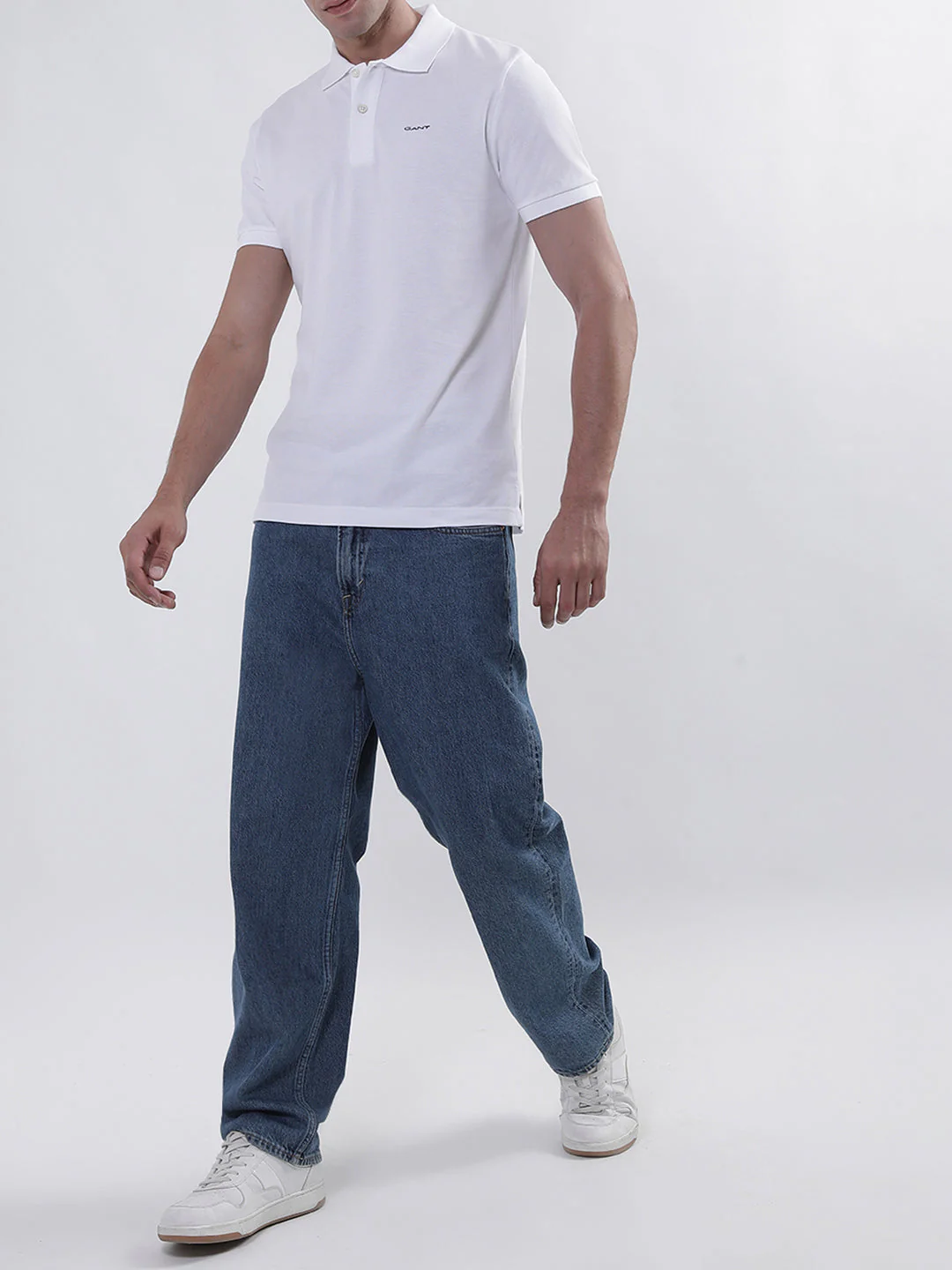 Gant White Regular Fit Polo T-Shirt - Image 6