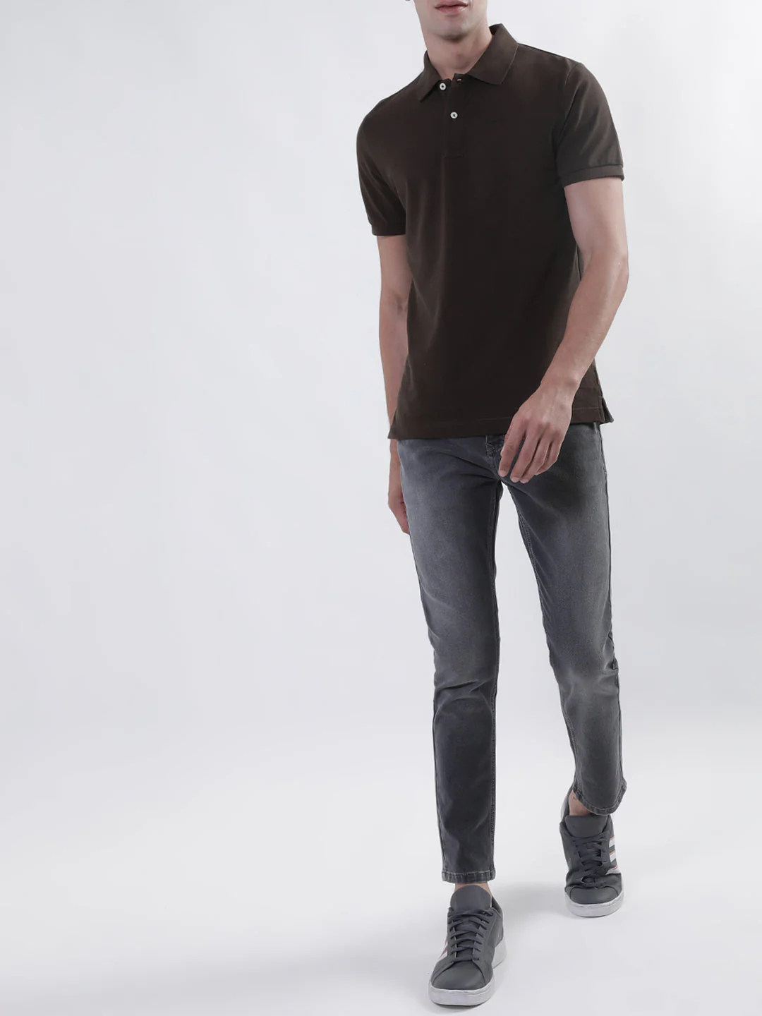 Gant Brown Regular Fit Polo T-Shirt - Image 6