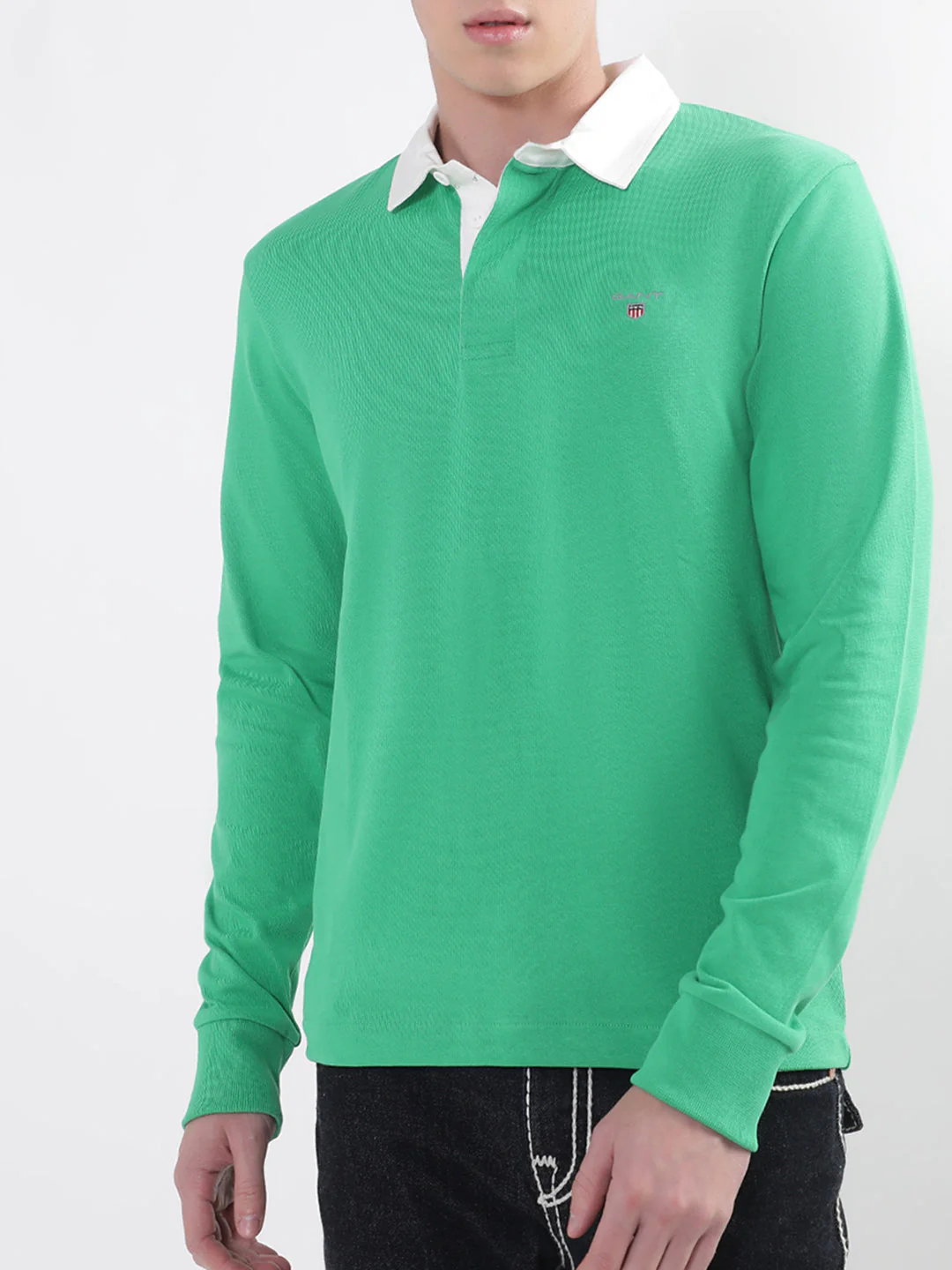 Gant Green Rugger Regular Fit Polo Tshirt - Image 4