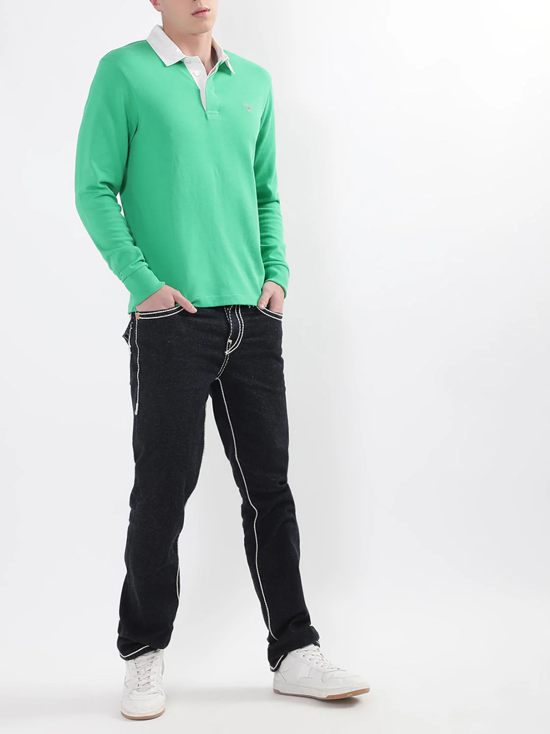 Gant Green Rugger Regular Fit Polo Tshirt - Image 5