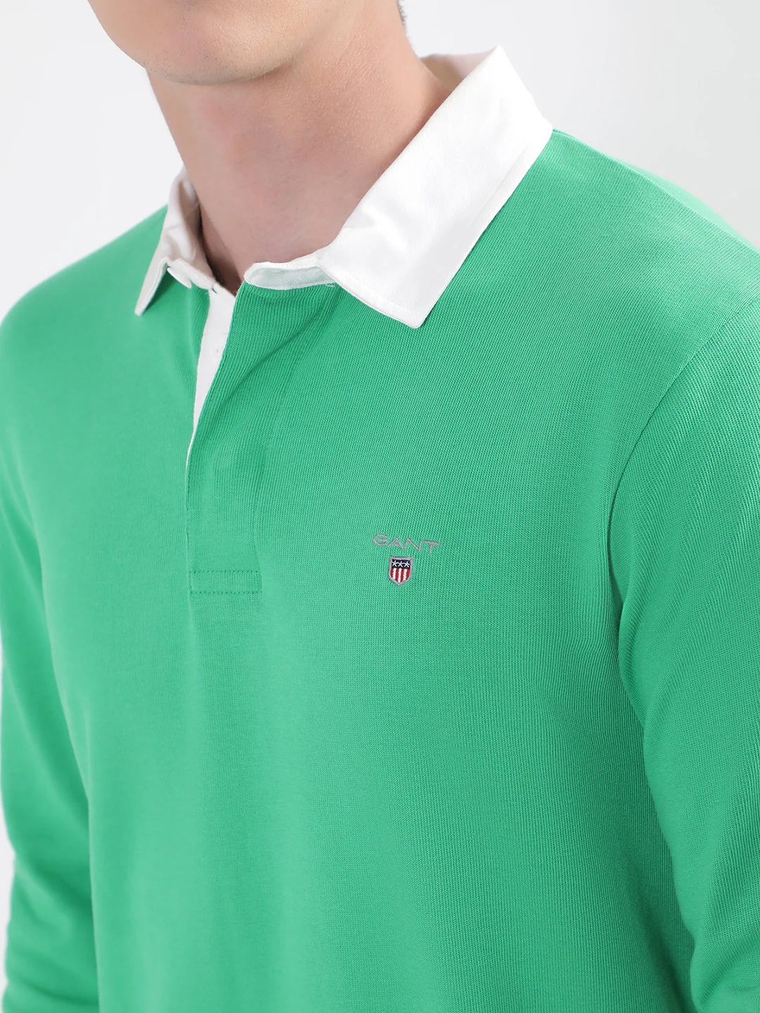 Gant Green Rugger Regular Fit Polo Tshirt - Image 6
