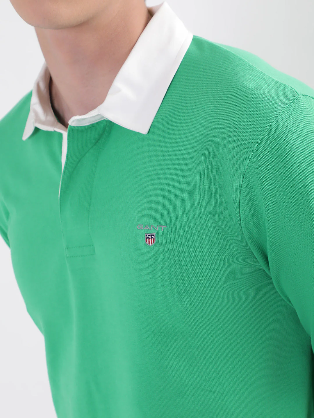 Gant Green Rugger Regular Fit Polo Tshirt - Image 7