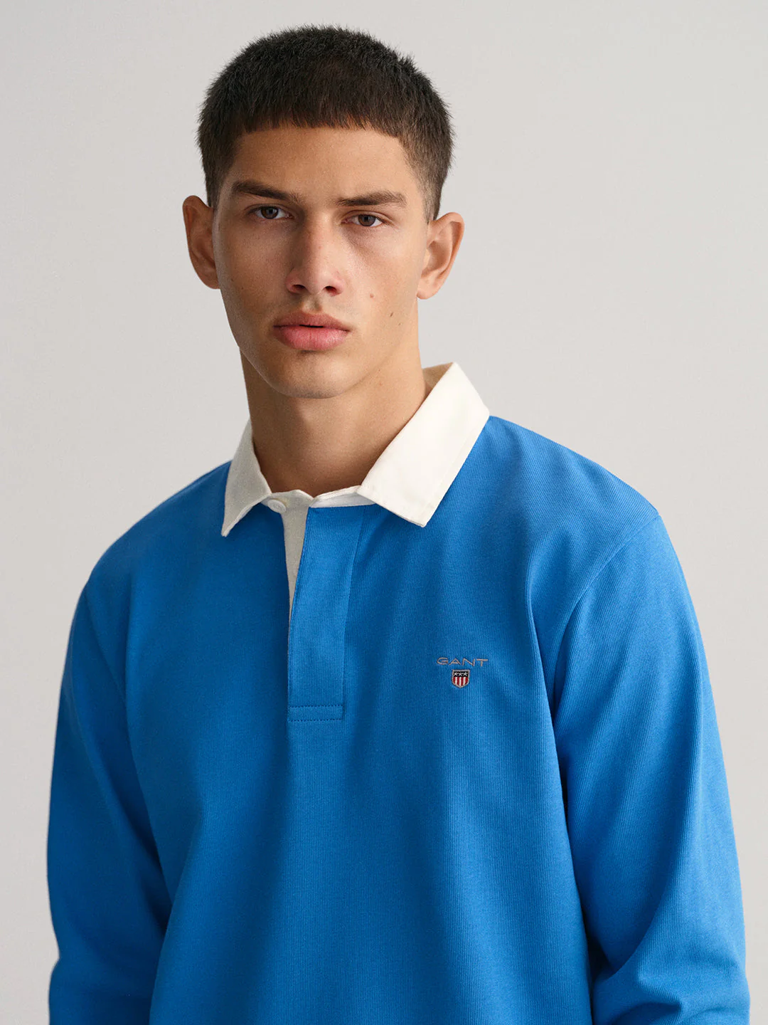 Gant Blue Regular Fit Polo Tshirt - Image 3