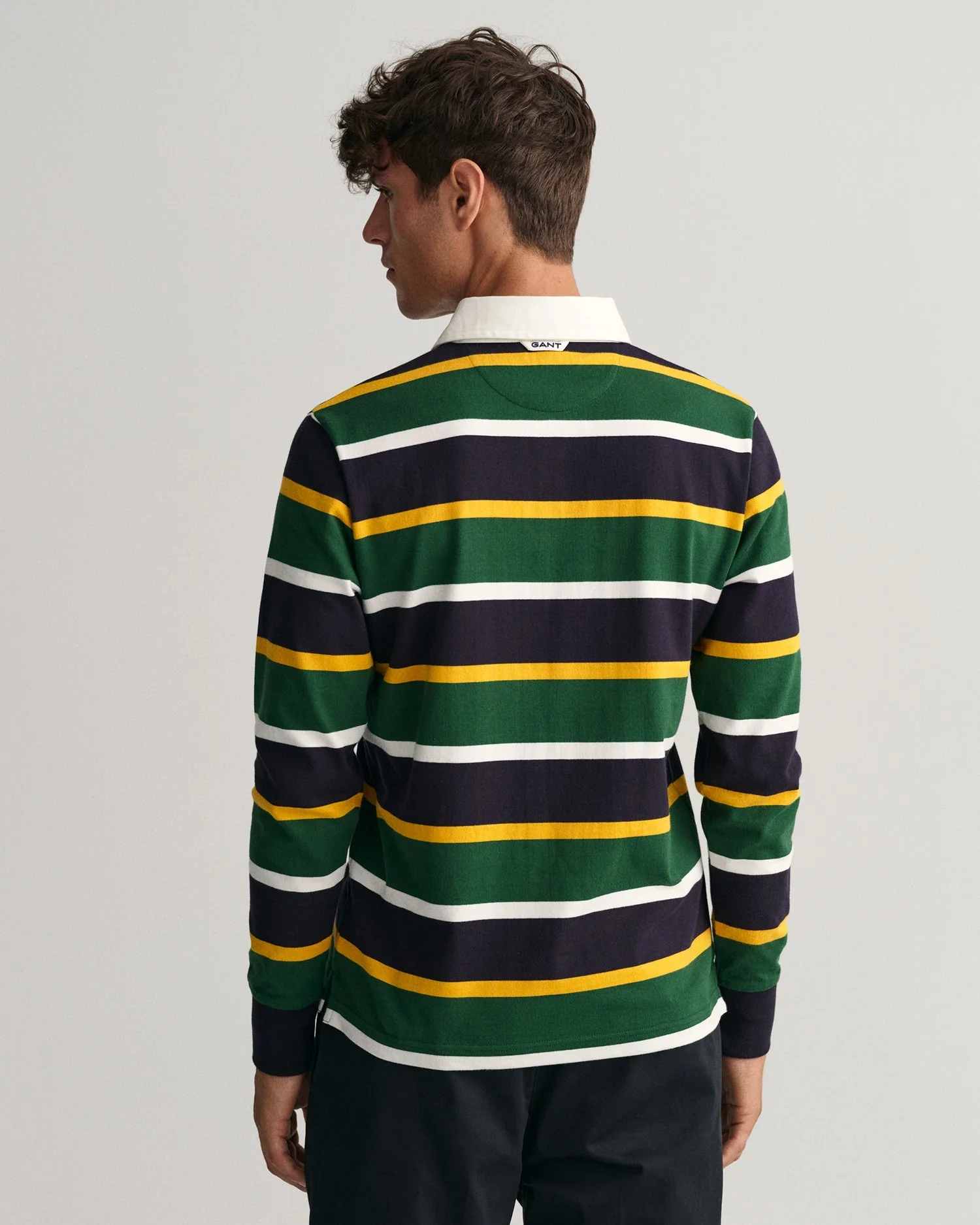Gant Multi Striped Regular Fit Polo Tshirt - Image 3