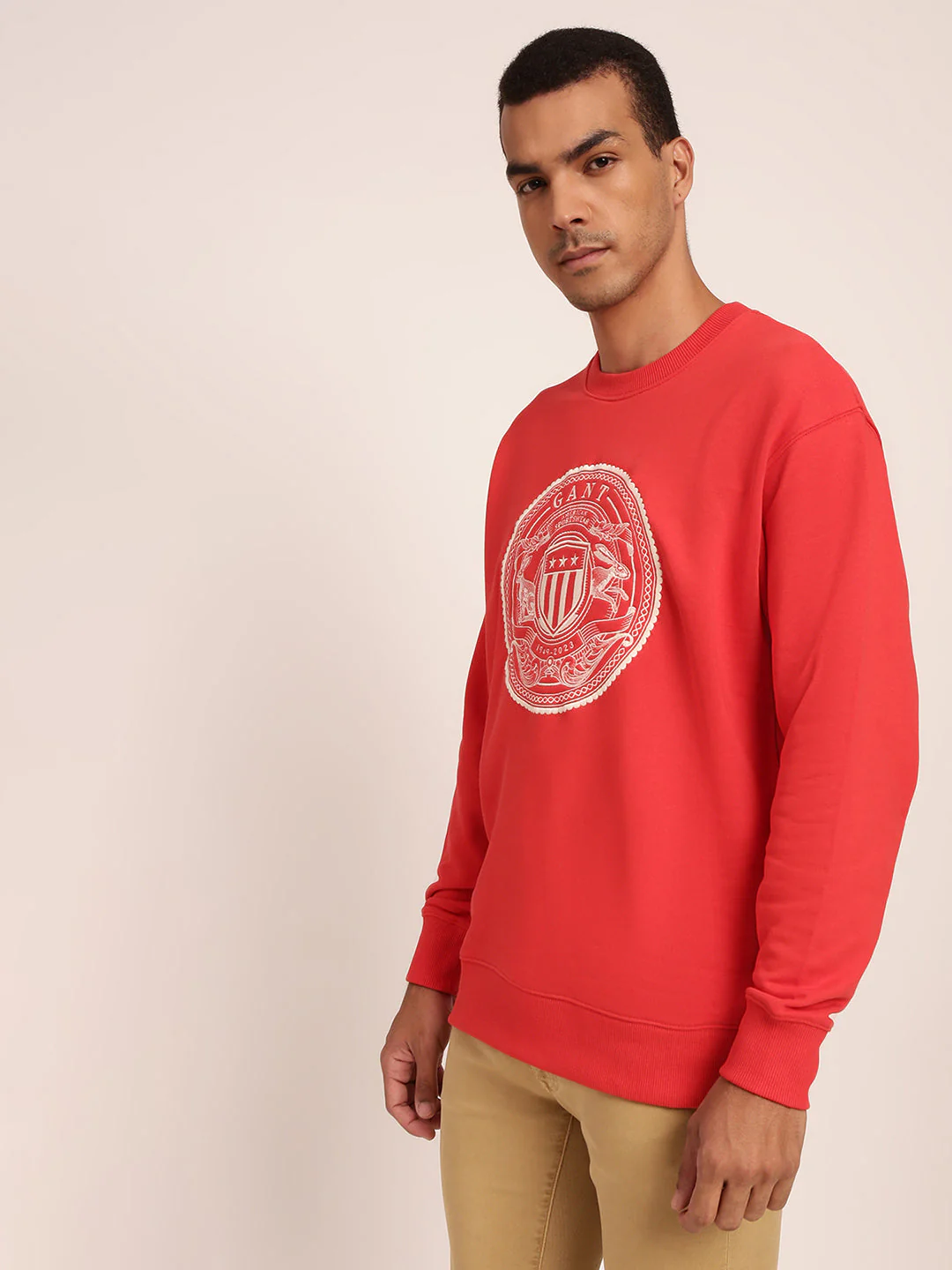 Gant Men Red Printed Sweatshirt - Image 3
