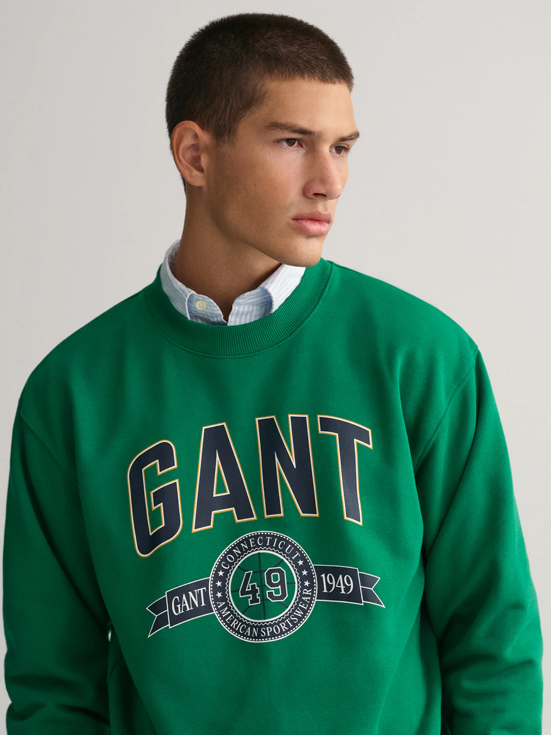 Gant Men Printed Cotton Sweatshirt - Image 4