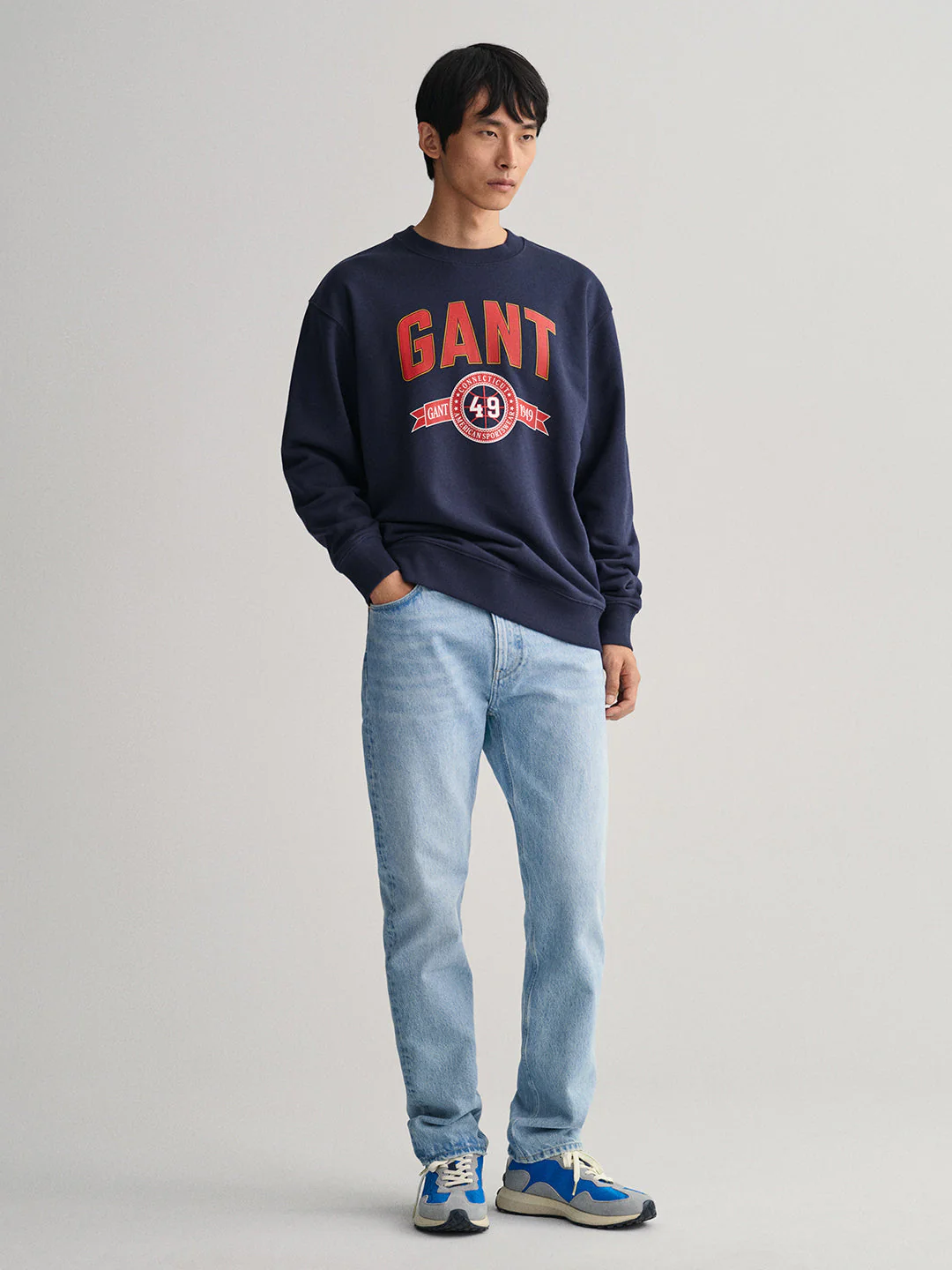 Gant Men Printed Cotton Sweatshirt - Image 2