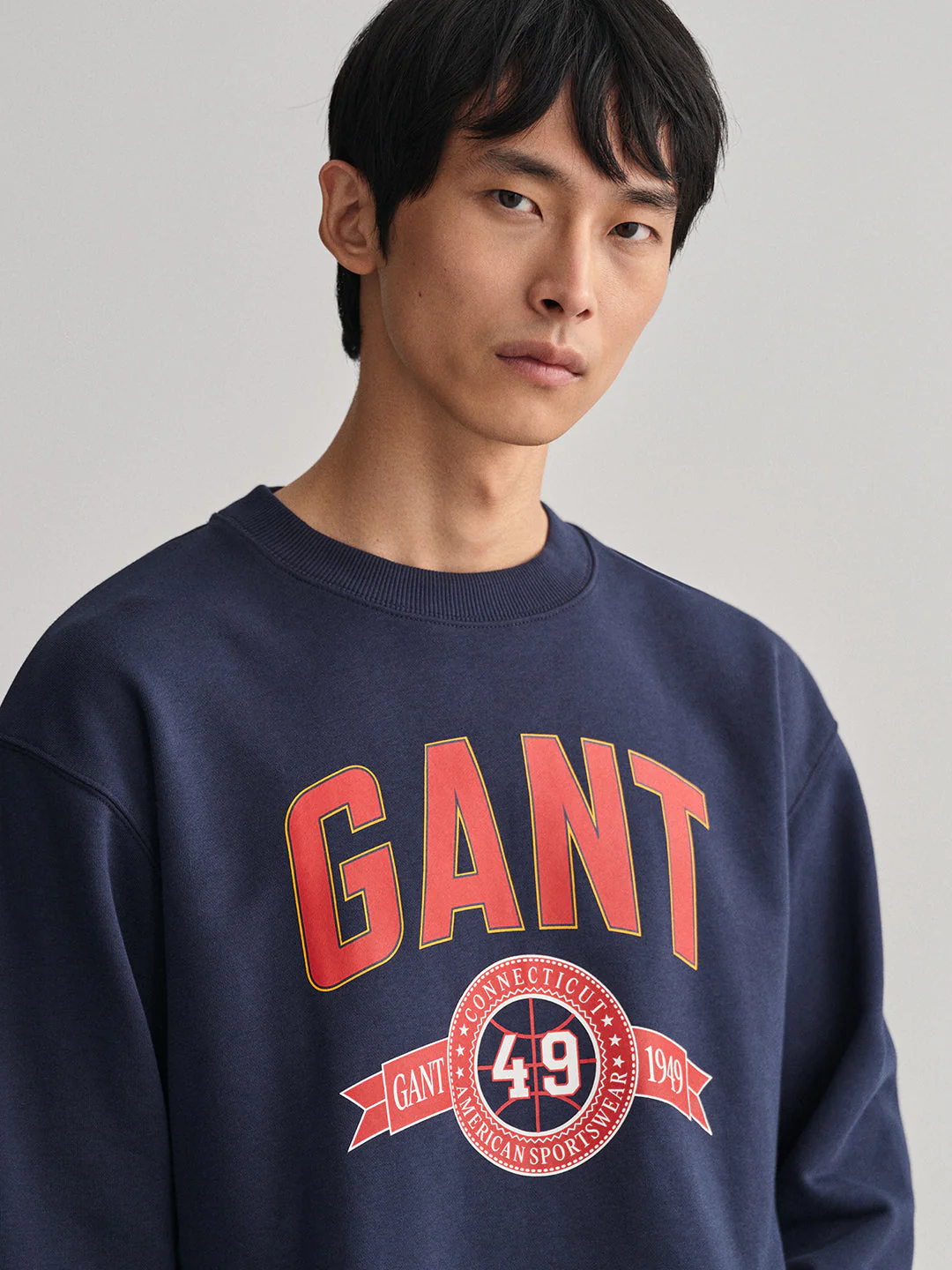 Gant Men Printed Cotton Sweatshirt - Image 4