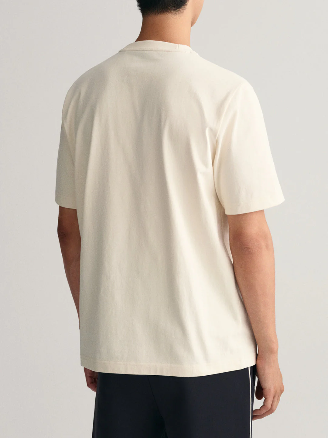 Gant Cream Printed Regular Fit Tshirt - Image 4