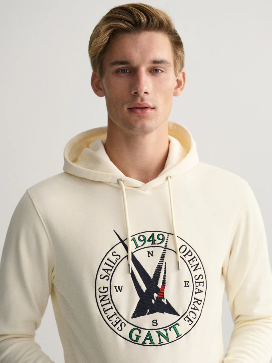 Gant Men Printed Cotton Hooded Sweatshirt - Image 4