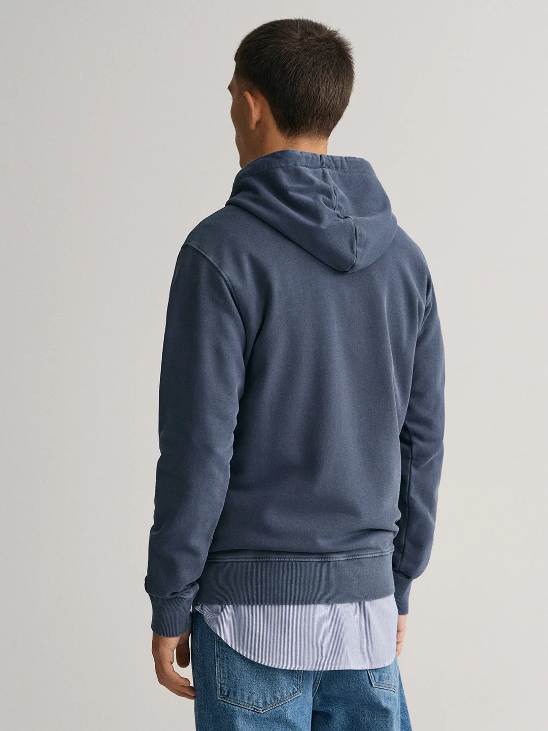 Gant Typography Printed Hooded Cotton Sweatshirt - Image 2