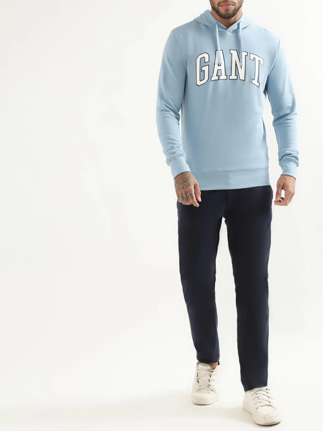 Gant Printed Md. Hooded Cotton Sweatshirt - Image 4
