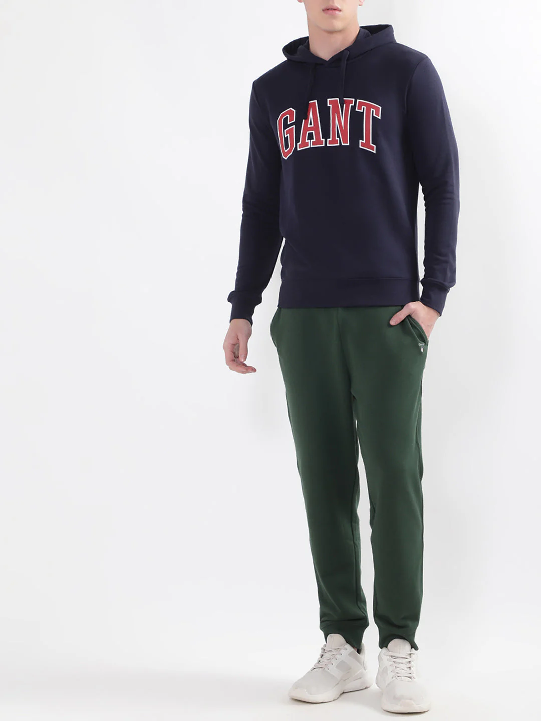 Gant Men Printed Cotton Hooded Sweatshirt - Image 4