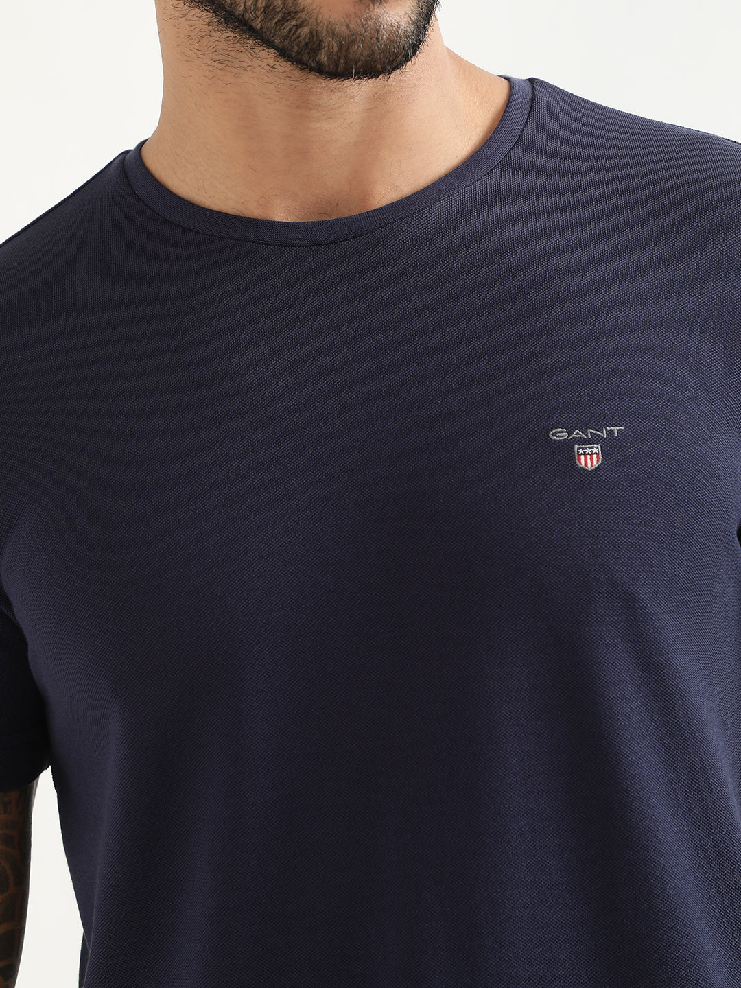 Gant Blue Slim Fit Tshirt - Image 5