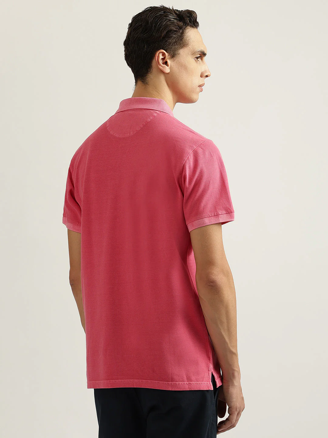 Gant Pink Sunfaded Rugger Regular Fit Pique Polo Tshirt - Image 3