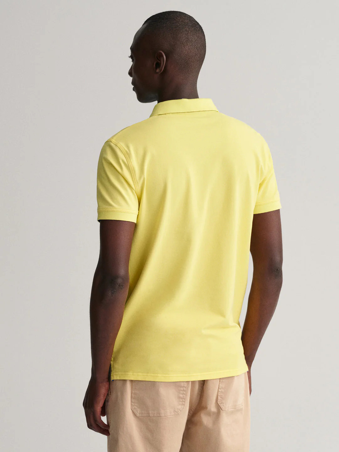 Gant Yellow Slim Fit Rugger Pique Polo Tshirt - Image 2