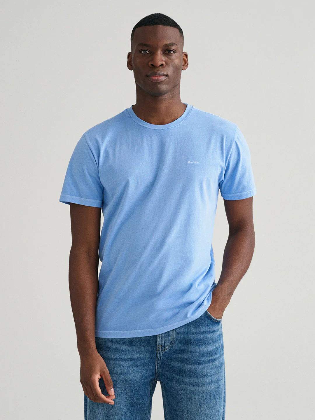 Gant Blue Sunfaded Modern Fit Tshirt