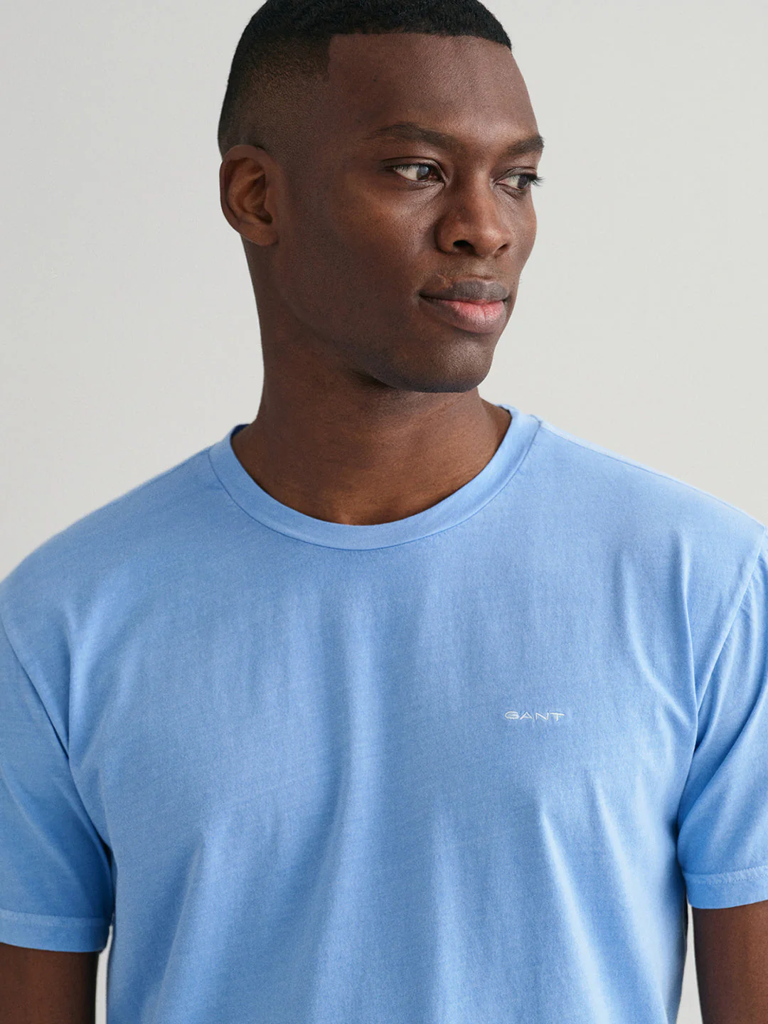 Gant Blue Sunfaded Modern Fit Tshirt - Image 4